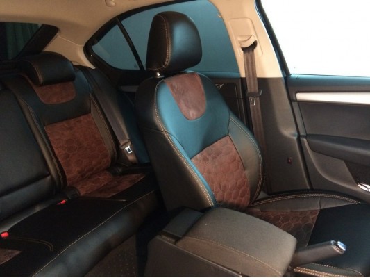 Каркасные авточехлы на Skoda Octavia A7 Каркасные авточехлы на Skoda Octavia A7