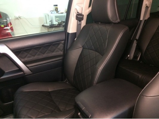 Каркасные авточехлы на Toyota Land Cruiser Prado 150 Каркасные авточехлы на Toyota Land Cruiser Prado 150